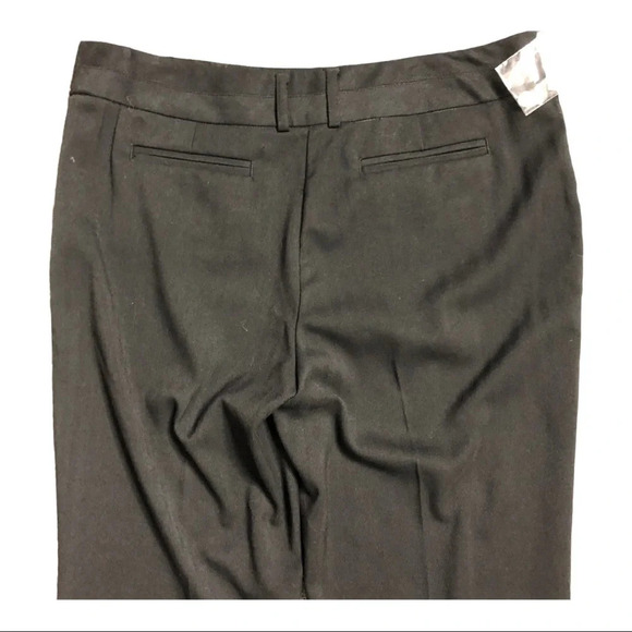 🛍️3/$40 George Striped Flat Front Dress  Pant Back Trousers Size 12 - Picture 5 of 5